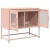 vidaXL Mobile TV Rosa 68x39x60,5 cm in Acciaio Laminato a Freddo