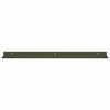 vidaXL Mensola sospesa 4 pcs Verde oliva 60 x 8,5 x 2,5 cm Acciaio