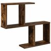 vidaXL Scaffale da parete Rovere Fumo 60 x 12 x 50,5 cm