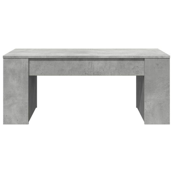 vidaXL Tavolino Salotto Grigio Cemento 102x55x42 cm Legno Multistrato