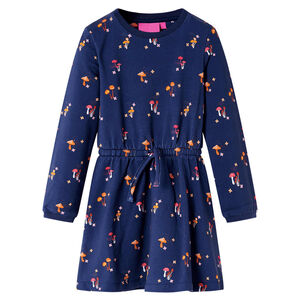 vidaXL Abito da Bambina Blu Marino 104