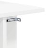 vidaXL Tavolino Bianco 35 x 40 x 55 cm Legno multistrato