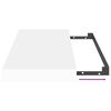 vidaXL Scaffali a Parete 4 pz Bianchi 50x23x3,8 cm in MDF
