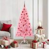 vidaXL Albero di Natale con 150 LED con supporto Rosa 150 cm PVC