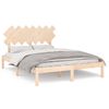 vidaXL Giroletto 140x190 cm 4FT6 Double in Legno Massello