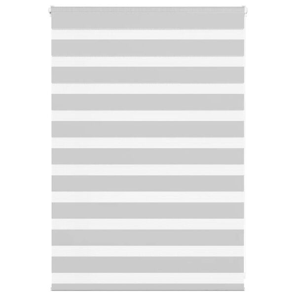 vidaXL Tenda a Rullo Zebra Larghezza Tessuto 110,9 cm Poliestere