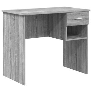 vidaXL Scrivania Grigio Sonoma 90 x 49 x 75 cm Legno ingegnerizzato