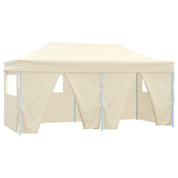 vidaXL Tenda Party Crema 291 x 580 x 315 cm Tessuto Oxford