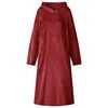 vidaXL Felpa coperta Rosso Bordeaux l Flanella