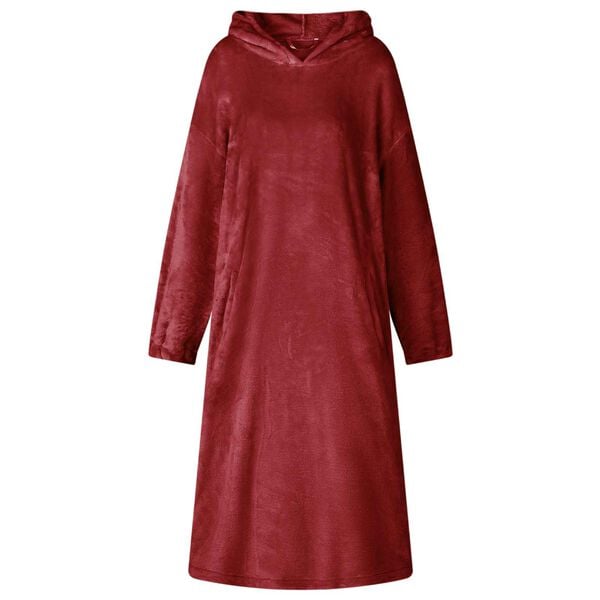 vidaXL Felpa coperta Rosso Bordeaux l Flanella