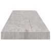 vidaXL Scaffale a Parete Grigio Cemento 90x23,5x3,8 cm in MDF