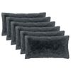 vidaXL Federa 6 pcs HEERLEN Antracite 40 x 80 cm Fleece PV