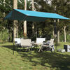 vidaXL Telone da Campeggio Blu 400x294 cm Impermeabile