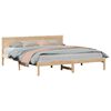 vidaXL Struttura del letto Marrone 180 x 200 cm Legno massello di pino