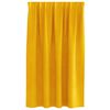 vidaXL Tende oscuranti 2 pcs Giallo senape 140 x 140 cm Velluto