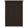 vidaXL Tenda a Rullo per Esterni 165(L)x230(A) cm Marrone HDPE