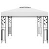 vidaXL Gazebo con Luci LED a Stringa 3x3 m Bianco