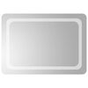 vidaXL Specchio da Bagno con Luci LED 50x70 cm