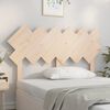 vidaXL Testiera per Letto Bianca 132x3x81 cm Legno Massello di Pino
