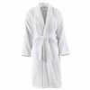 vidaXL Accappatoio di Spugna Unisex Cotone 100% Bianco XL