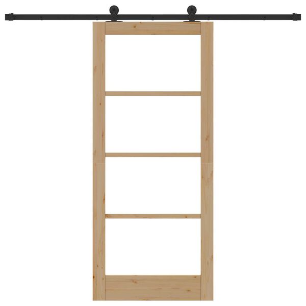 vidaXL Porta scorrevole ORKDAL Naturale 86 x 198,5 cm