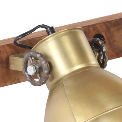 vidaXL Lampada da Parete in Stile Industriale Ottone 45x25 cm E27