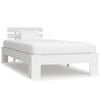 vidaXL Dormeuse Estraibile senza Materasso Bianca Legno Pino 100x200cm