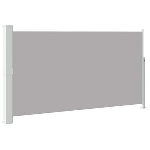 vidaXL Tenda Laterale Retrattile per Patio 170x300 cm Grigio
