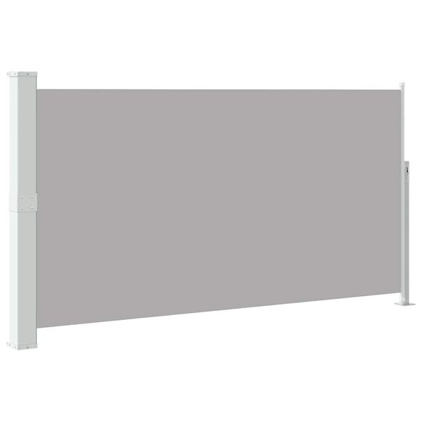 vidaXL Tenda Laterale Retrattile per Patio 170x300 cm Grigio