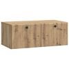 vidaXL Mobile Porta TV da Muro Rovere Artigianale 78,5 x 41 x 30 cm
