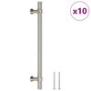 vidaXL Maniglie per Mobili 10pz Argento 160mm in Acciaio Inox