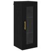 vidaXL Pensile Rovere Nero 34,5 x 34 x 90 cm
