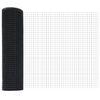 vidaXL Recinzione in Rete Saldato Grigio 0.6 x 25 m Acciaio