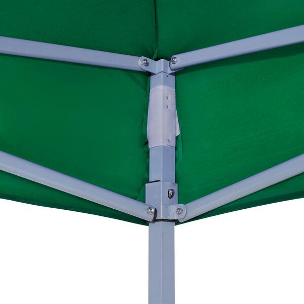 vidaXL Tenda Party Verde 291 x 291 x 315 cm Tessuto Oxford