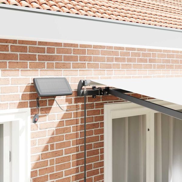 vidaXL Tenda Retrattile Bianco 300 x 250 cm Tessuto