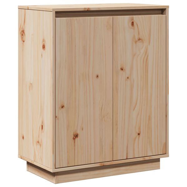 vidaXL Credenza 60x34x75 cm in Legno Massello di Pino