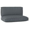 vidaXL Set di Cuscini per Pallet Tessuto Oxford Antracite
