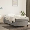 vidaXL Struttura Letto a Rete a Molle Grigio Chiaro 100x200 cm Velluto