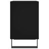 vidaXL Comodino Nero 40x30x50 cm in Legno Multistrato