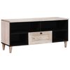 vidaXL Mobile TV con cassetto Bianco Sbiancato 100 x 33 x 46 cm