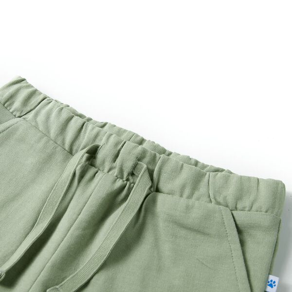 Pantaloncini per Bambini con Coulisse Cachi Chiaro 140