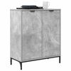 vidaXL Credenza Grigio cemento 69,5 x 33 x 82 cm Legno multistrato