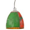 vidaXL Lampada Sospesa Industriale 25 W Multicolore Rotonda 42 cm E27