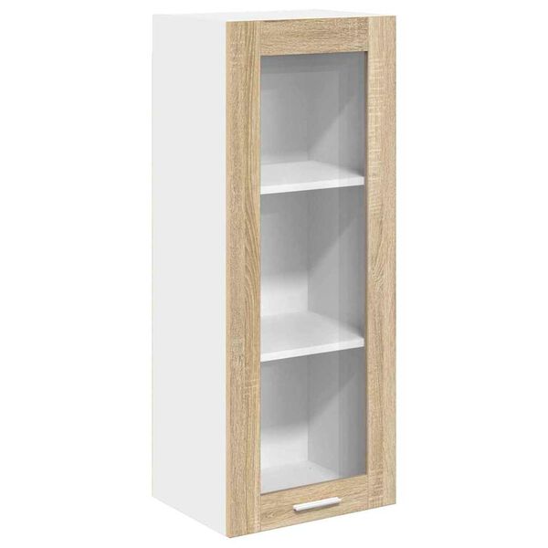 vidaXL Armadio pensile con porta Rovere Sonoma 40 x 31 x 100 cm