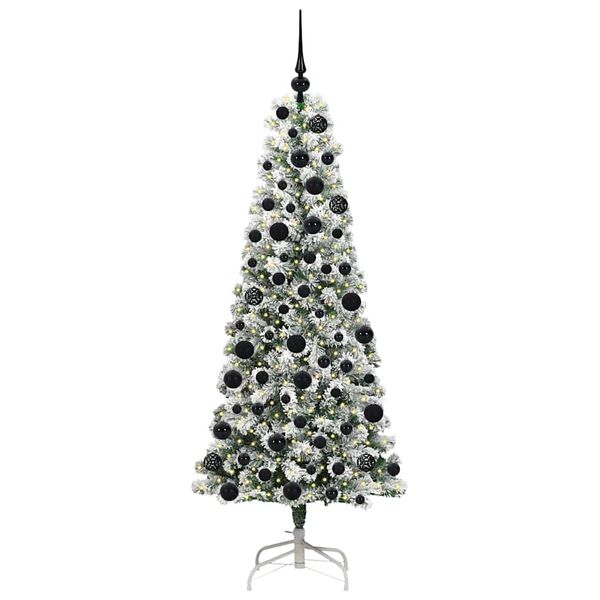 vidaXL Albero di Natale Artificiale con Rami Pieghevoli 180 cm