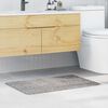 vidaXL Tappetino da bagno antiscivolo Grigio 60 x 90 cm PP