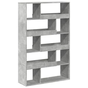 vidaXL Libreria Grigio Cemento 100x33x156,5 cm in Truciolato