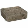 vidaXL Lavandino Grigio 40x40x10 cm in Marmo