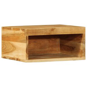 vidaXL Mobile TV a Parete 40x30x19 cm in Legno Massello di Acacia