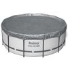 Bestway Copertura per piscina &Oslash;4,88 m Rotondo Poliestere Grigio